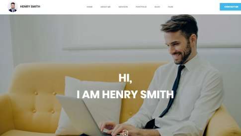 Шаблон дизайна блога "Henry Smith" - фото к элементу №8 от 01.01.2019