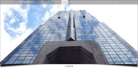 Шаблон дизайна лэндинга "Clientele" - фото к элементу №16 от 01.01.2019