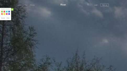 Шаблон дизайна портфолио "River" - фото к элементу №19 от 01.01.2019