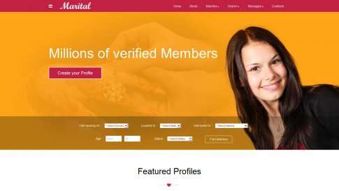 Шаблон дизайна портфолио "Marital" - фото к элементу №17 от 01.01.2019