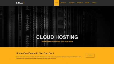 Шаблон дизайна портфолио "Linux" - фото к элементу №10 от 01.01.2019