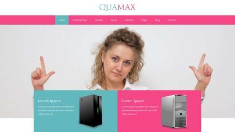 Шаблон дизайна портфолио "Quamax" - фото к элементу №8 от 01.01.2019