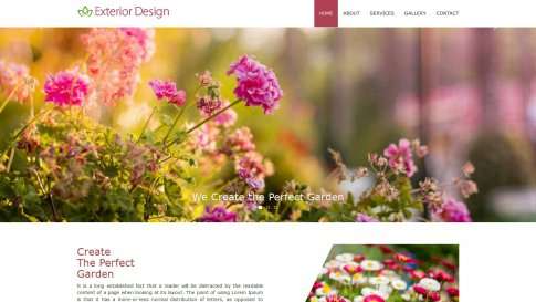 Шаблон дизайна портфолио "Exterior Design" - фото к элементу №10 от 01.01.2019