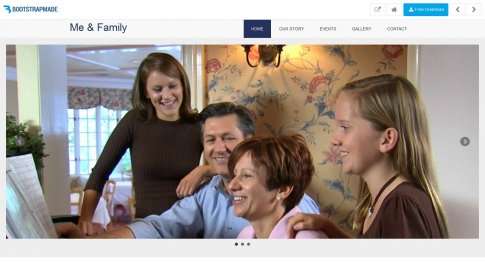 Шаблон дизайна портфолио "Me & Family" - фото к элементу №20 от 01.01.2019