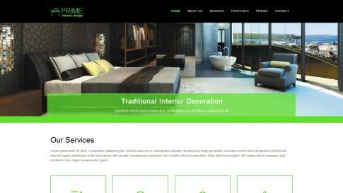 Шаблон дизайна портфолио "Prime Interior Design" - фото к элементу №5 от 01.01.2019