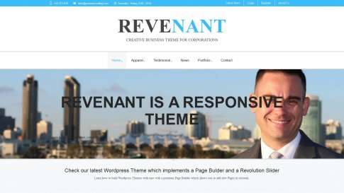 Шаблон дизайна портфолио "Revenant" - фото к элементу №17 от 01.01.2019