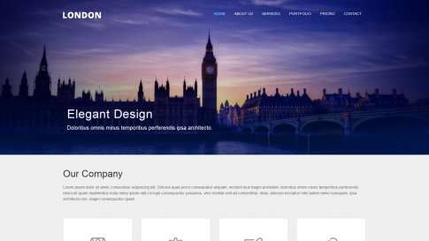 Шаблон дизайна портфолио "London" - фото к элементу №12 от 01.01.2019