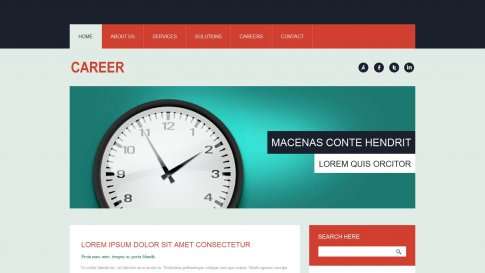 Шаблон дизайна портфолио "Career" - фото к элементу №13 от 01.01.2019