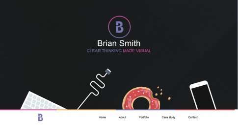 Шаблон дизайна лэндинга "Brian" - фото к элементу №1 от 01.01.2019