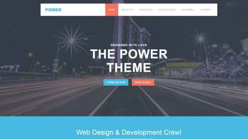 Шаблон лэндинга Power Template - фото к элементу №13 от 20.12.2018