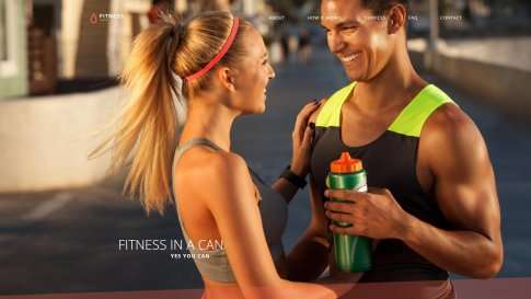 Шаблон лэндинга Fitness Bootstrap 4 - фото к элементу №2 от 21.12.2018