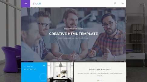 Шаблон дизайна портфолио "Sylor" - фото к элементу №5 от 01.01.2019